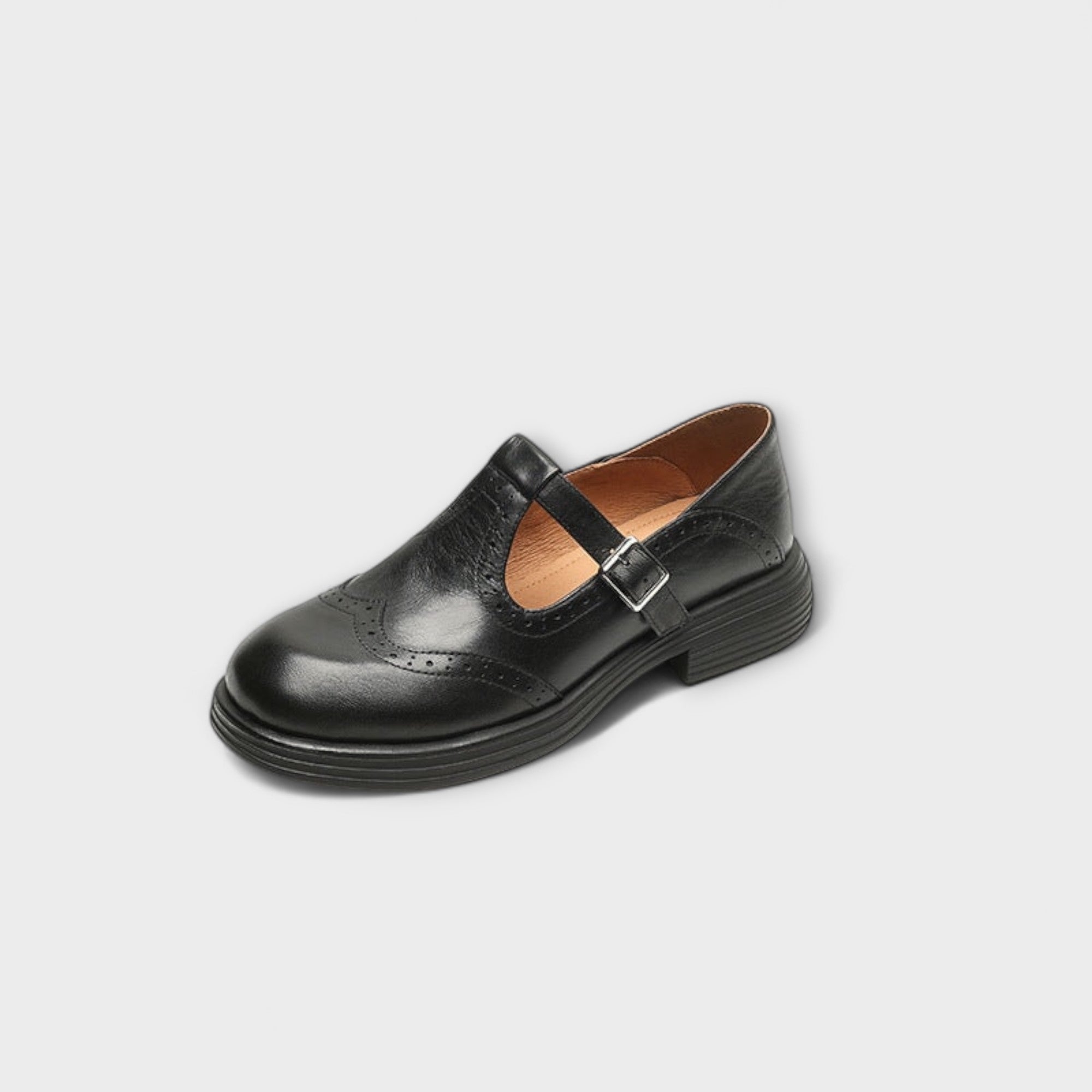 Eike | Klassische T-Riemchen-Lederschuhe