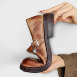 Eike | Klassische T-Riemchen-Lederschuhe